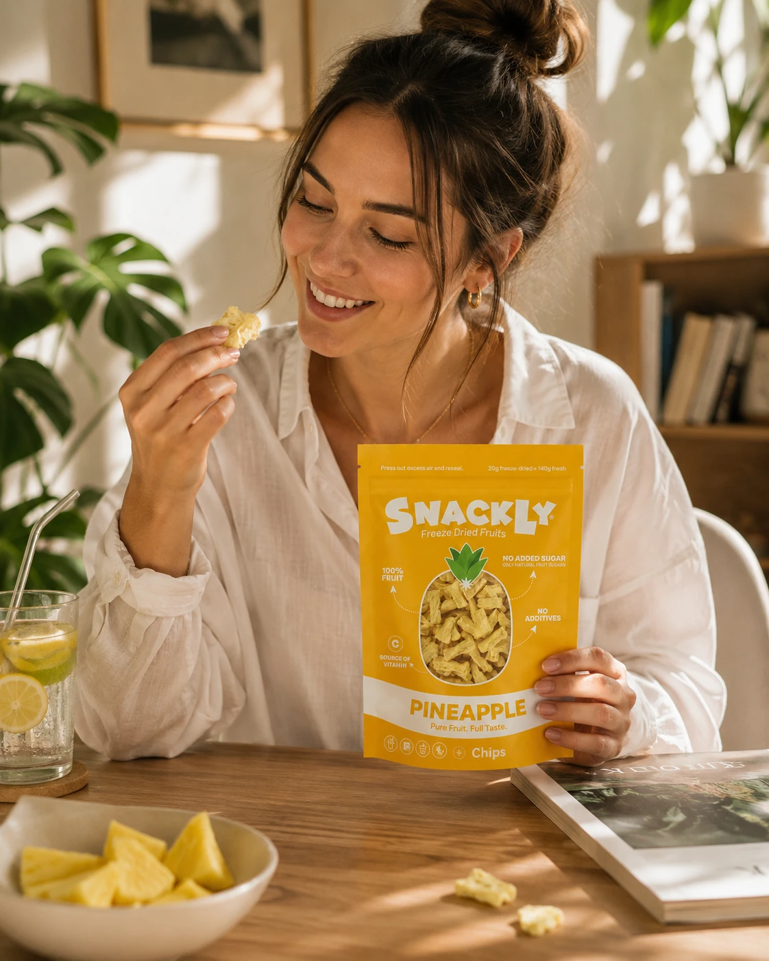 Natural Delight | Dried Fruit Snack with Crunchy Texture | Healthy On-the-Go Treat 2