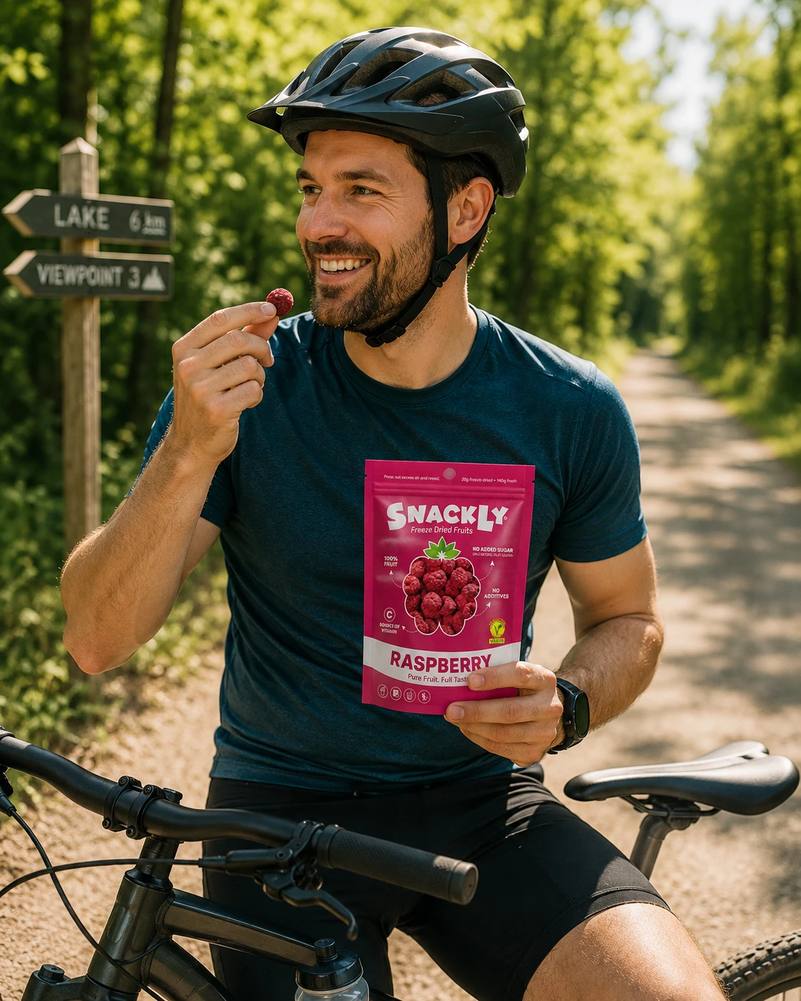 Prudent Collection | Freeze Dried Raspberries with High Vitamin Content | 100% Organic Snack for Healthy Eating 2