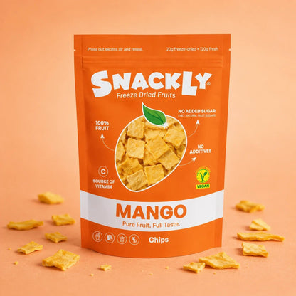 Exotic Crunchy Snack | Healthy Freeze-Dried Mango with Natural Sweetness | Fiber-Rich Treat for On-the-Go Enjoyment 0