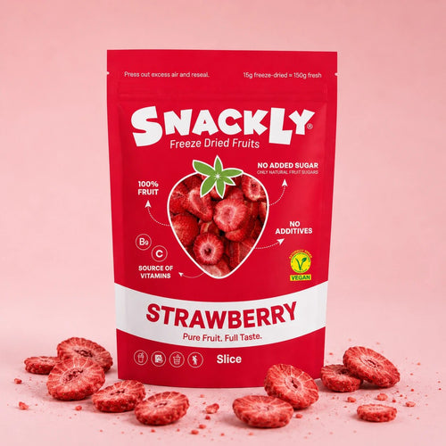 Natural Delights | Freeze Dried Strawberries Snack with Crisp Texture | Healthy Fruit Treat for On-the-Go Enjoyment 0