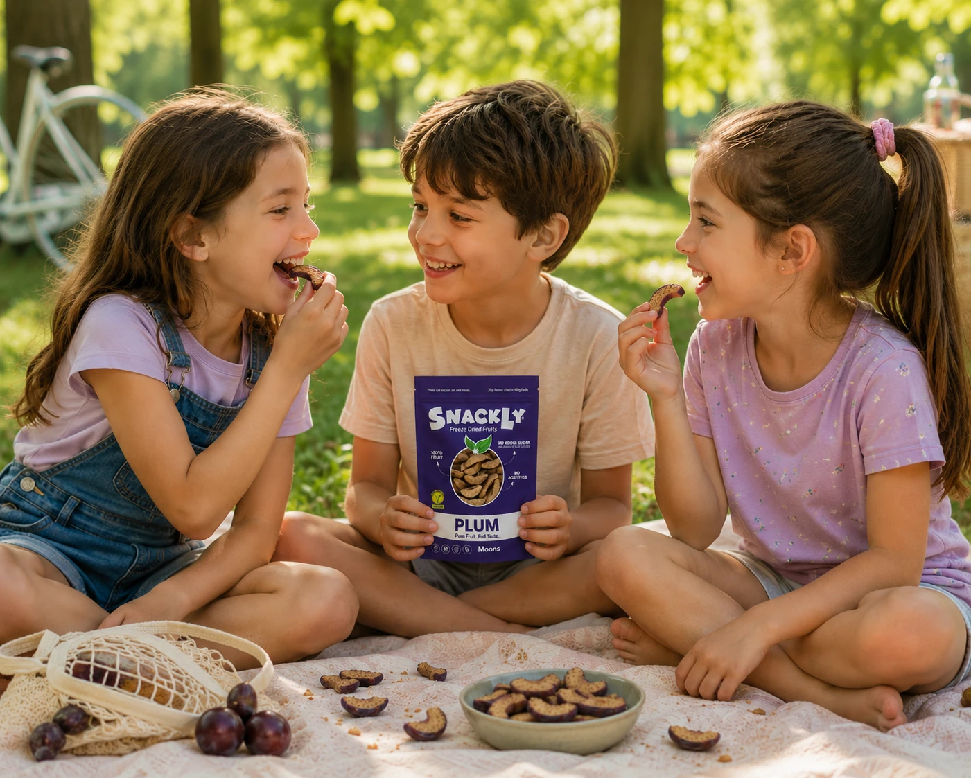 Natural Freeze-Dried Fruit | Crunchy Plums with High Fiber | Healthy Snack for On-the-Go 2